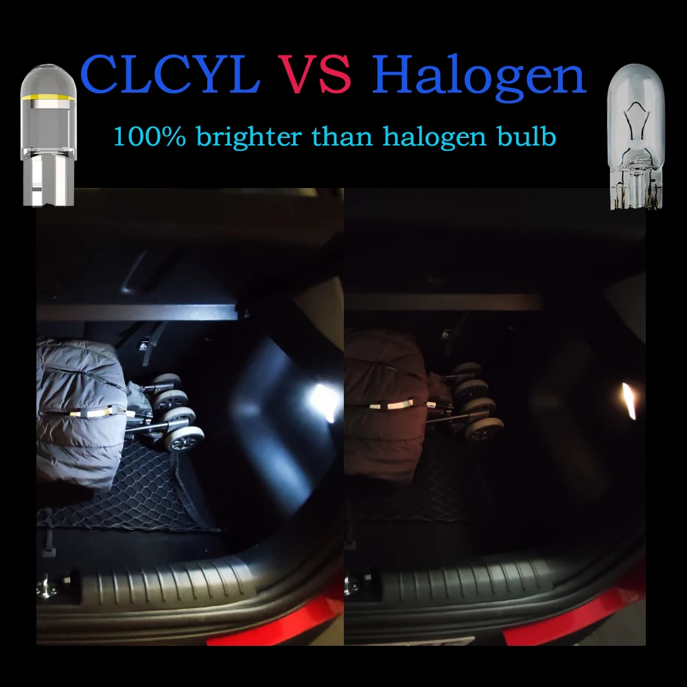 Автомобильный внутренний светодиодный светильник CLCYL T10 W5W для G30 E39 E87 E90 E60 E36 5W5