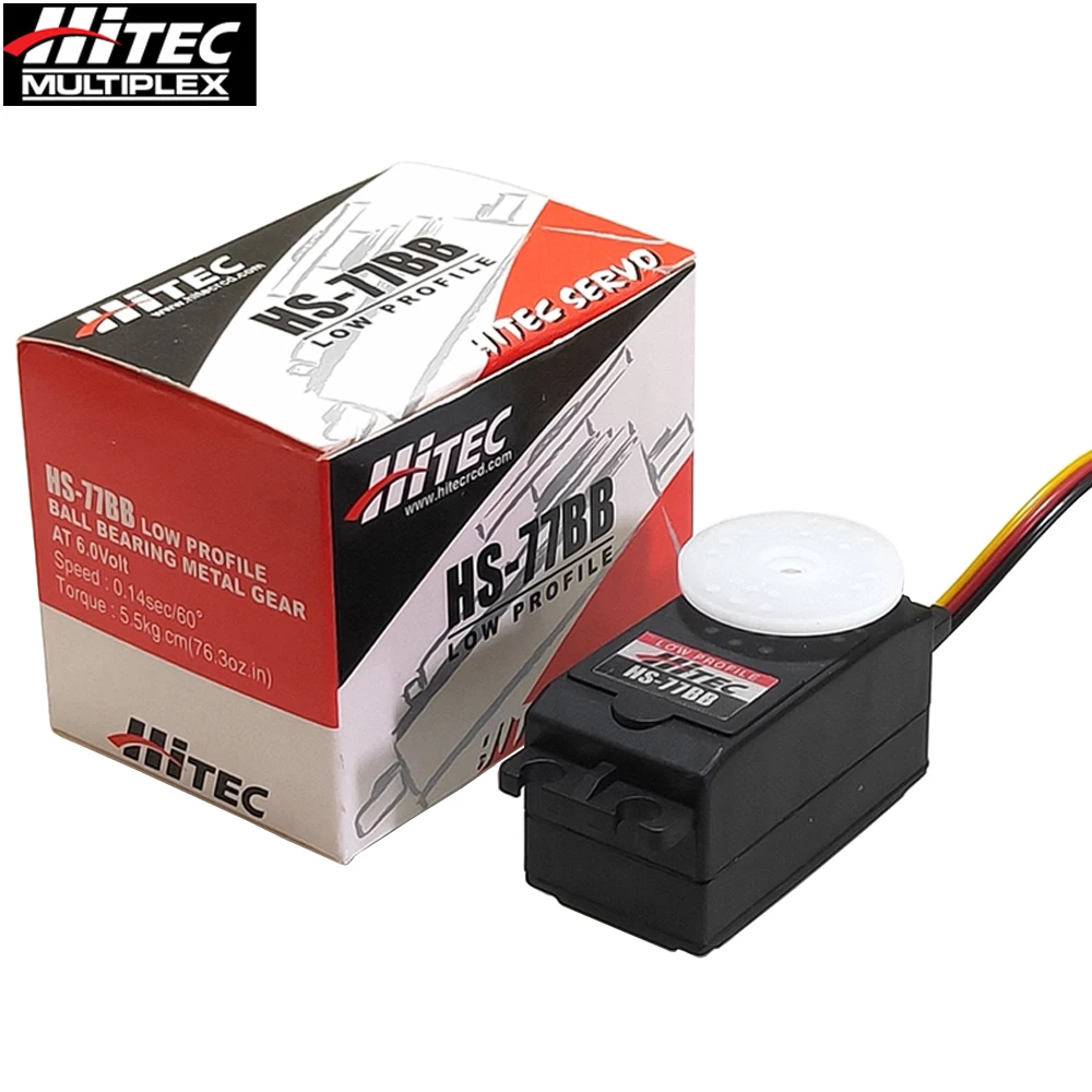 Hitec HS-77BB HS77BB плоский тип аналоговый рулевой механизм BB сервопривод для