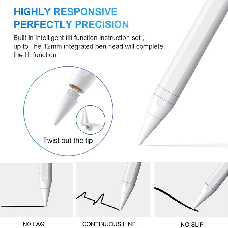 Стилус для iPad ручка рисования с сенсорным экраном совместимая Ipad 2018 и выше защита