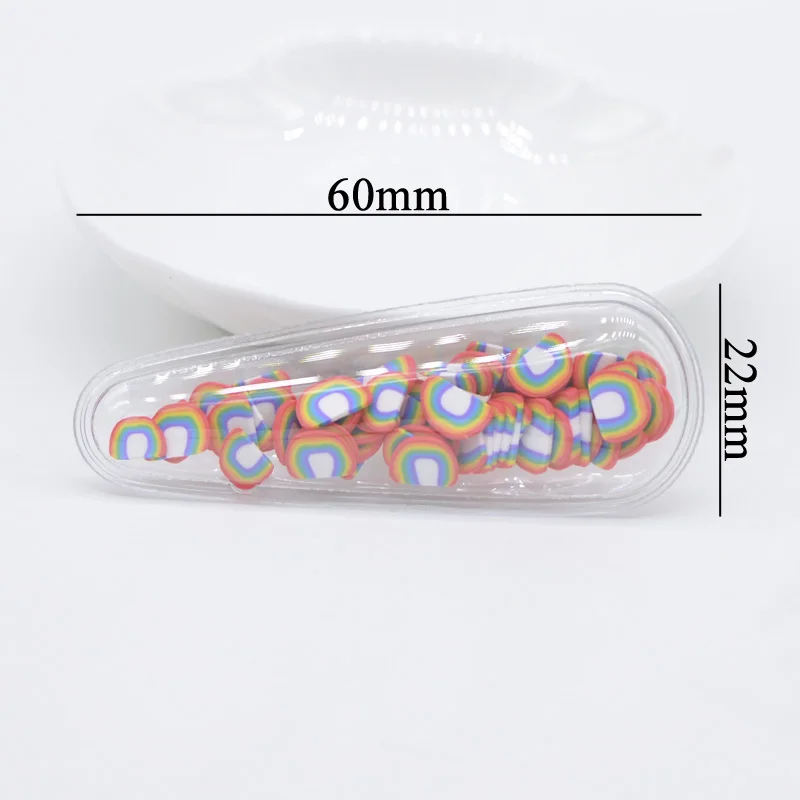 12 шт. в упаковке новые облако Радуга Единорог небо BB зажимы набор патчи течет