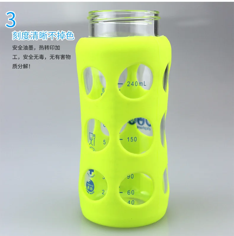 Стеклянная соломенная бутылка для воды 150 мл кормления ребенка|Бутылки| |