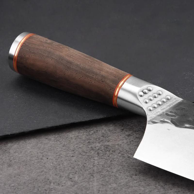 Нож мясника 7 дюймов кованый резец из углеродистой стали универсальные шеф ножи