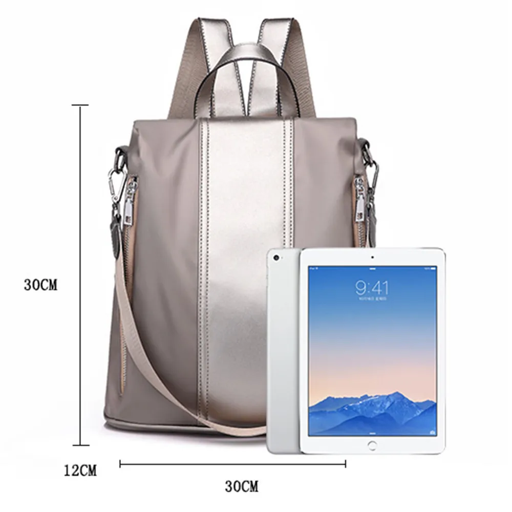 Новый многофункциональный рюкзак с двойной молнией женский для девочек