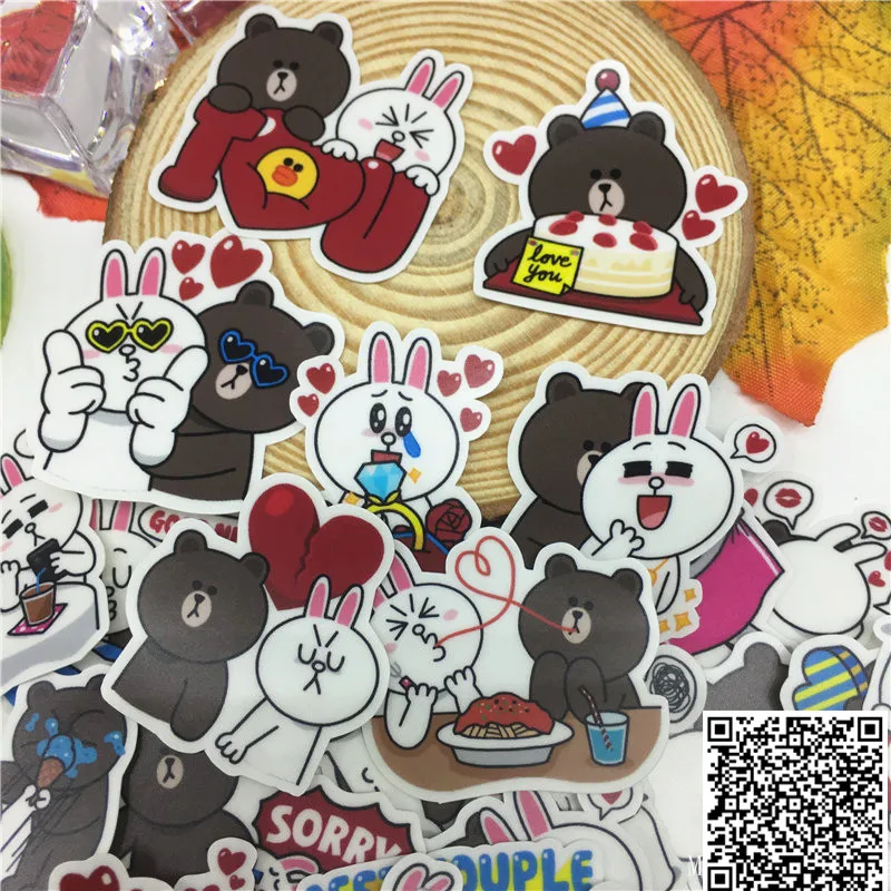 40 шт. забавные аниме-наклейки для чемодана | Игрушки и хобби