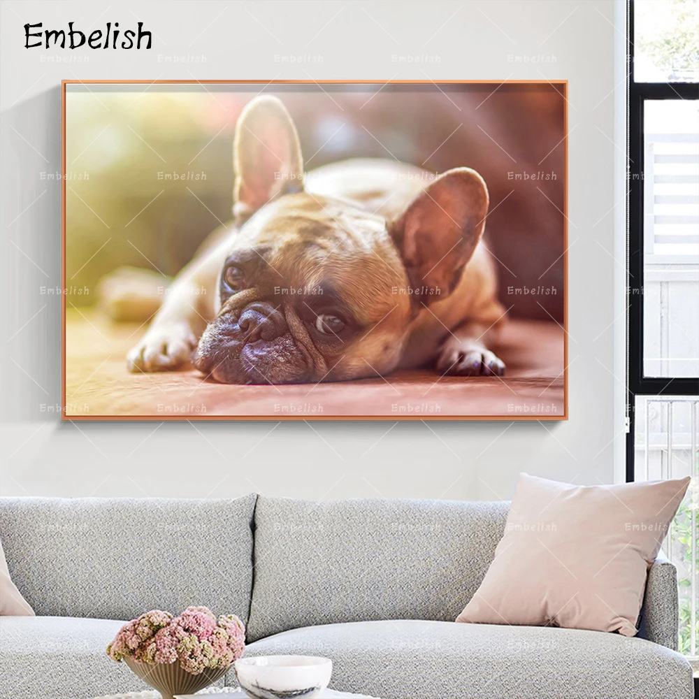 

1 Pieces Cute Pet Dog Animals Wall Art Posters For Living Room Modern Home Decor HD Canvas Paintings Bedroom Pictures