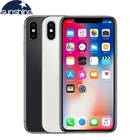 Оригинальный разблокированный iPhone X, A11, 4G, LTE, 3 ГБ ОЗУ, 64 ГБ256 Гб ПЗУ, 5,8 дюйма, двойная тыловая камера 12 МП, функция распознавания лица, шестиядерный, IP67, Apple Phone