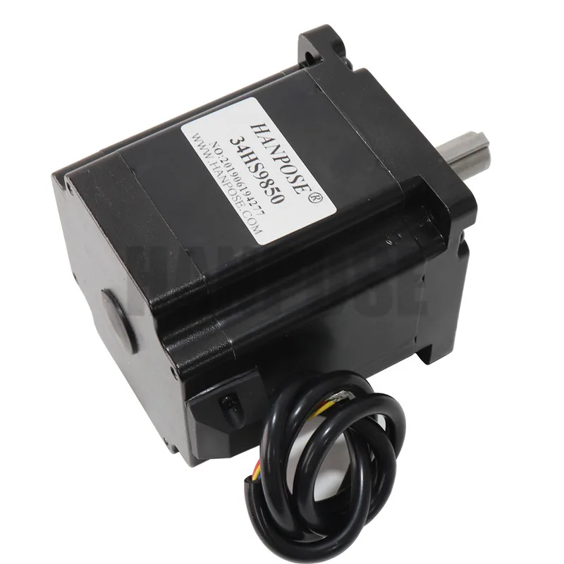 NEMA34 шаговый двигатель 86x98 мм 4-lead 5A 6N. m/Nema 34 Мотор 98 мм 850Oz-in для 3D-принтера для фрезерного станка с ЧПУ