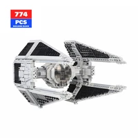 moc space wars tie interceptor space interceptor weapons of war building block assembly model childrens toys gift holiday gift