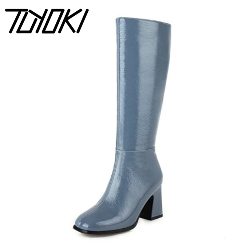 

Tuyoki Размеры; Большие размеры 32-43 и выше, женские туфли-лодочки на высоком каблуке, сапоги Лакированная кожа на толстом каблуке; Женские сапог...