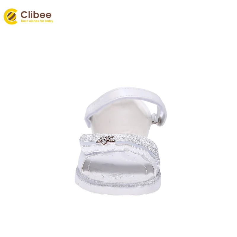 Сандалии CLIBEE для девочек пляжные Босоножки с открытым носком поддержкой спины