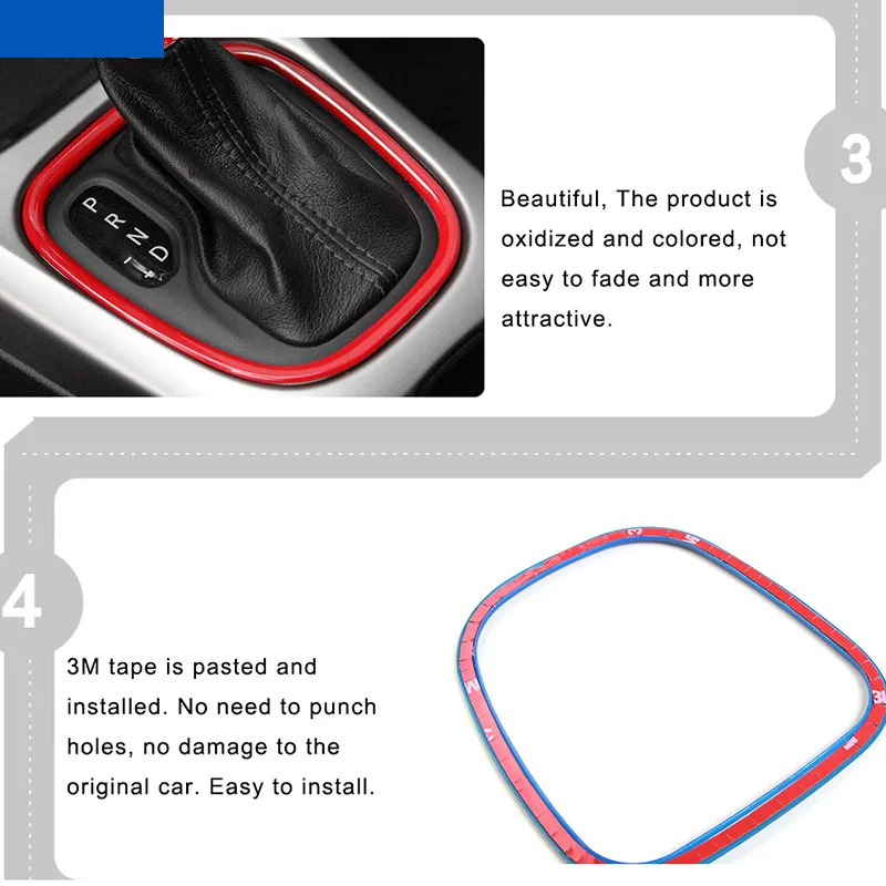 Sansour ABS интерьер автомобиля шестерни панель переключателя передам сдвиг чехол