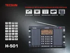 Радио Tecsun 64-108 МГц H-501 двойной динамик DSP SSB портативный Полнодиапазонный радиоприемник музыкальный плеер Bluetooth динамик глобальное FM вещание