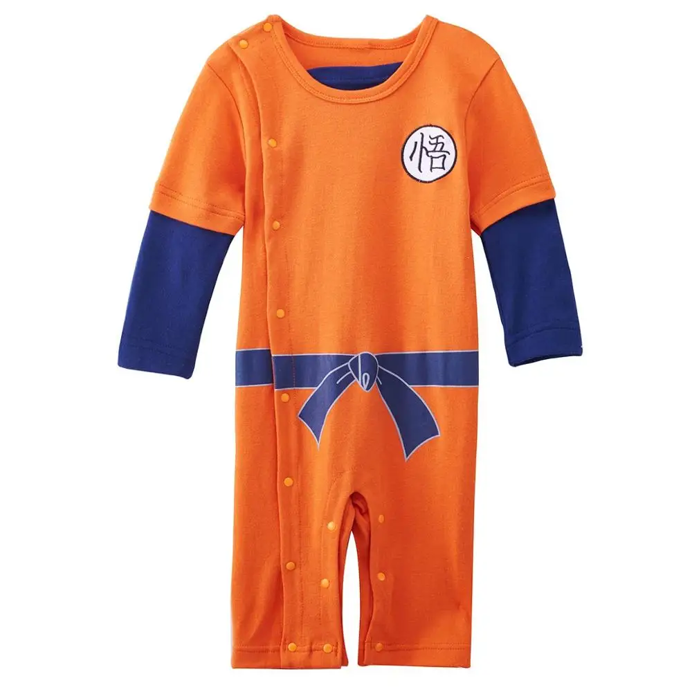 Goku2 Комбинезон Детский для мальчиков с драконом и мячом, костюм на Хэллоуин, детский костюм Вегета, комбинезон для малышей - Цвет: Goku2