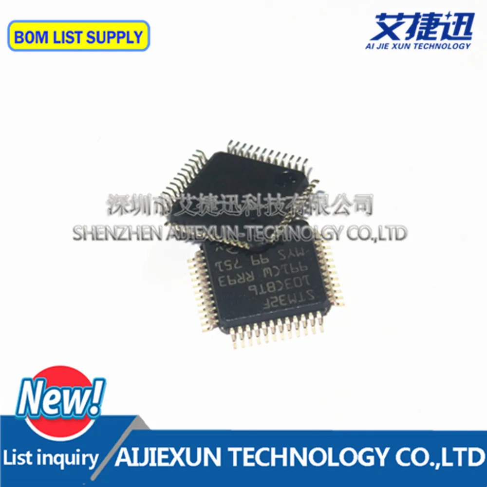 

2 PCS STM32F103CBT6 LQFP48 New and origianl parts IC chips