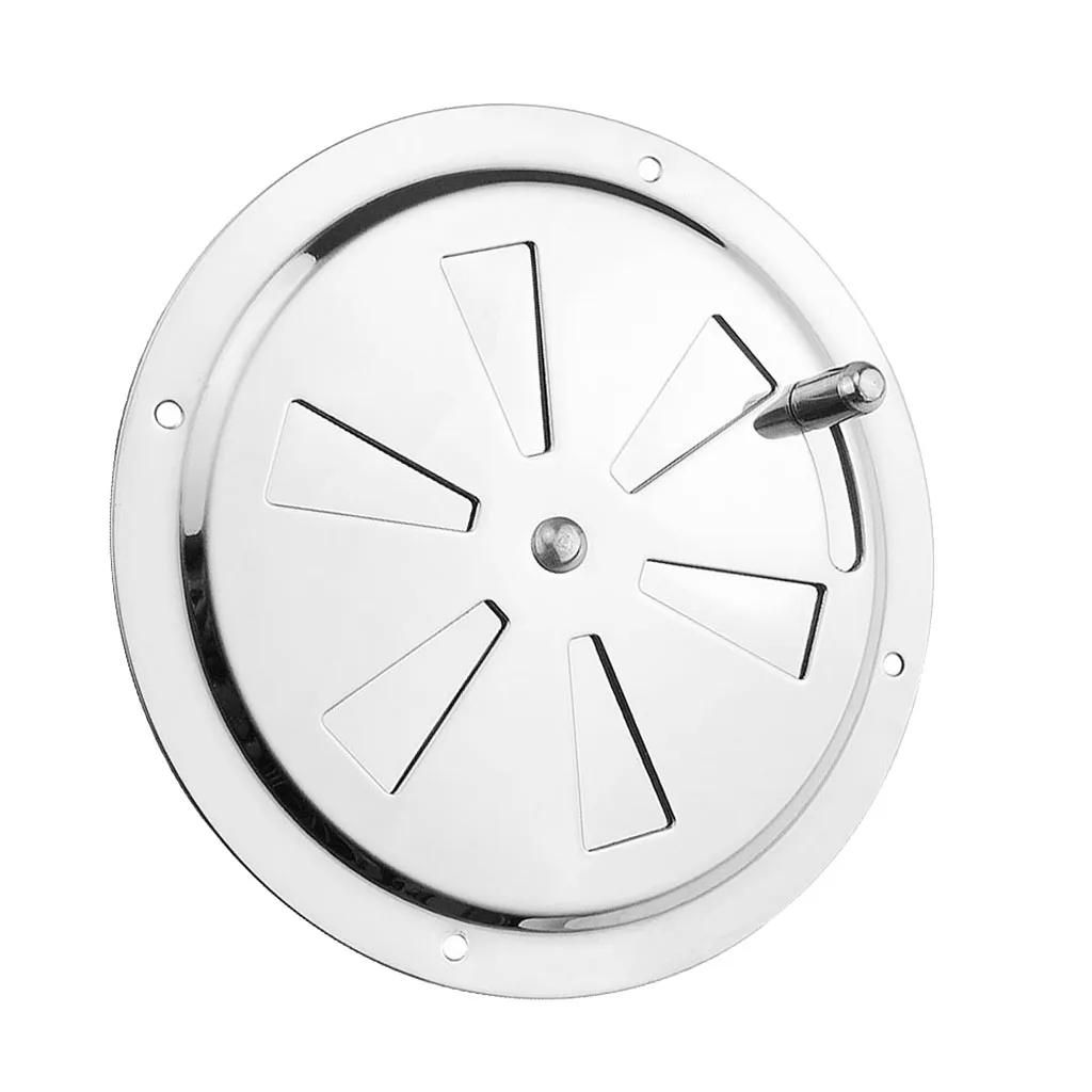 

Round Push Pull Ventilator Vent Cover Stainless 128mm Marine Boat Hardware
