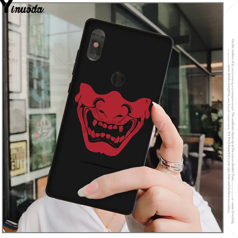 A6 Yinuoda японская самурайская маска они Coque Shell чехол для телефона Xiao mi Red mi 5 5Plus 7 K20 Note5 6A mi 6 mi x2 mi x2S - Цвет: A6