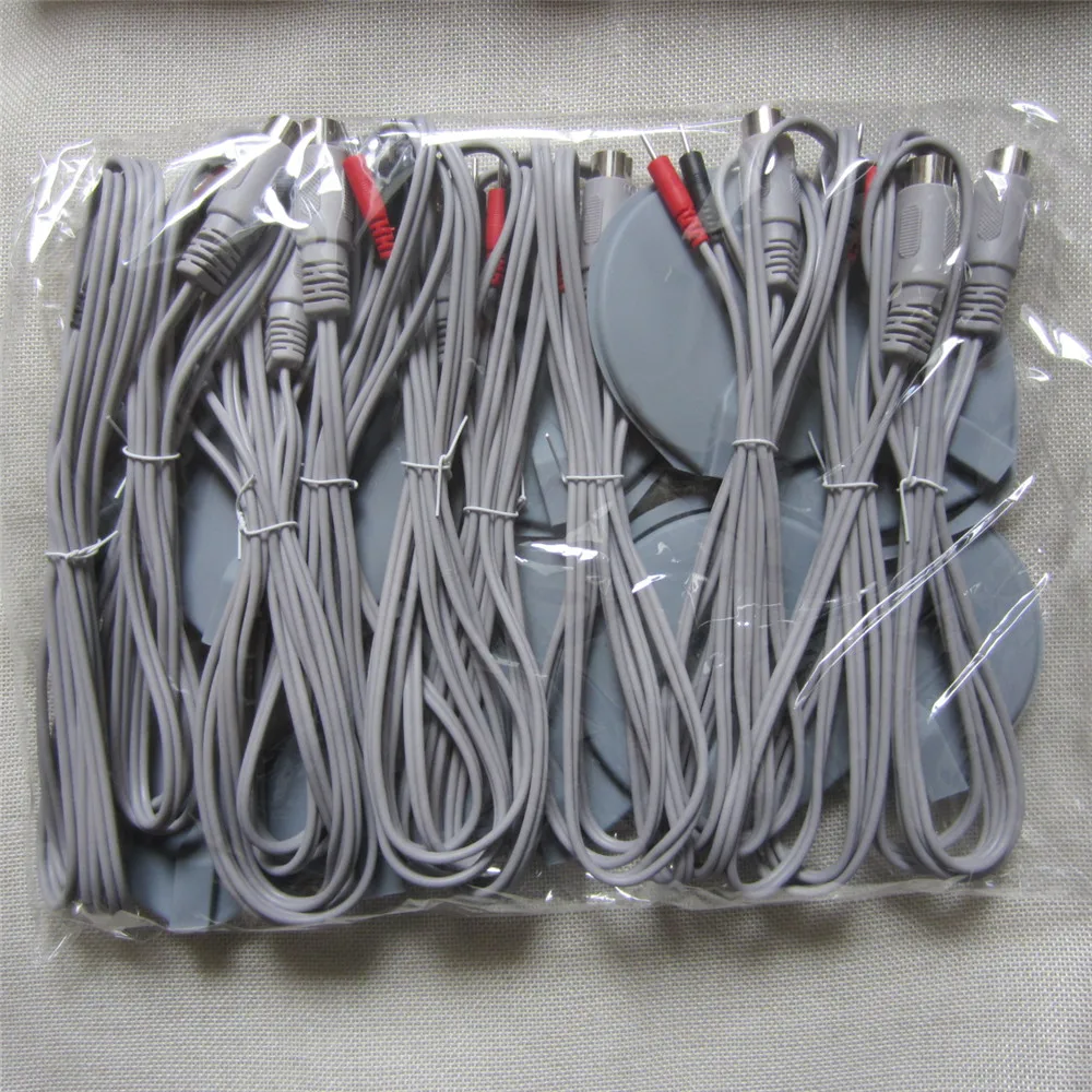 Портативный EMS массаж тела машина русская волна био электрода стимуляции Фитнес