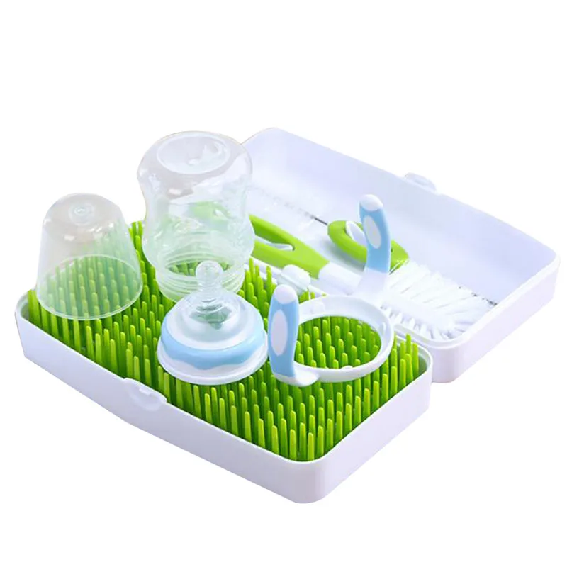 

Feeding Cup Holder Bottle Dry Rack Baby Bottle Drain Drying Racks Food Grade PP Storage Nipple Shelf Dishes Drainer Nipple Shelf