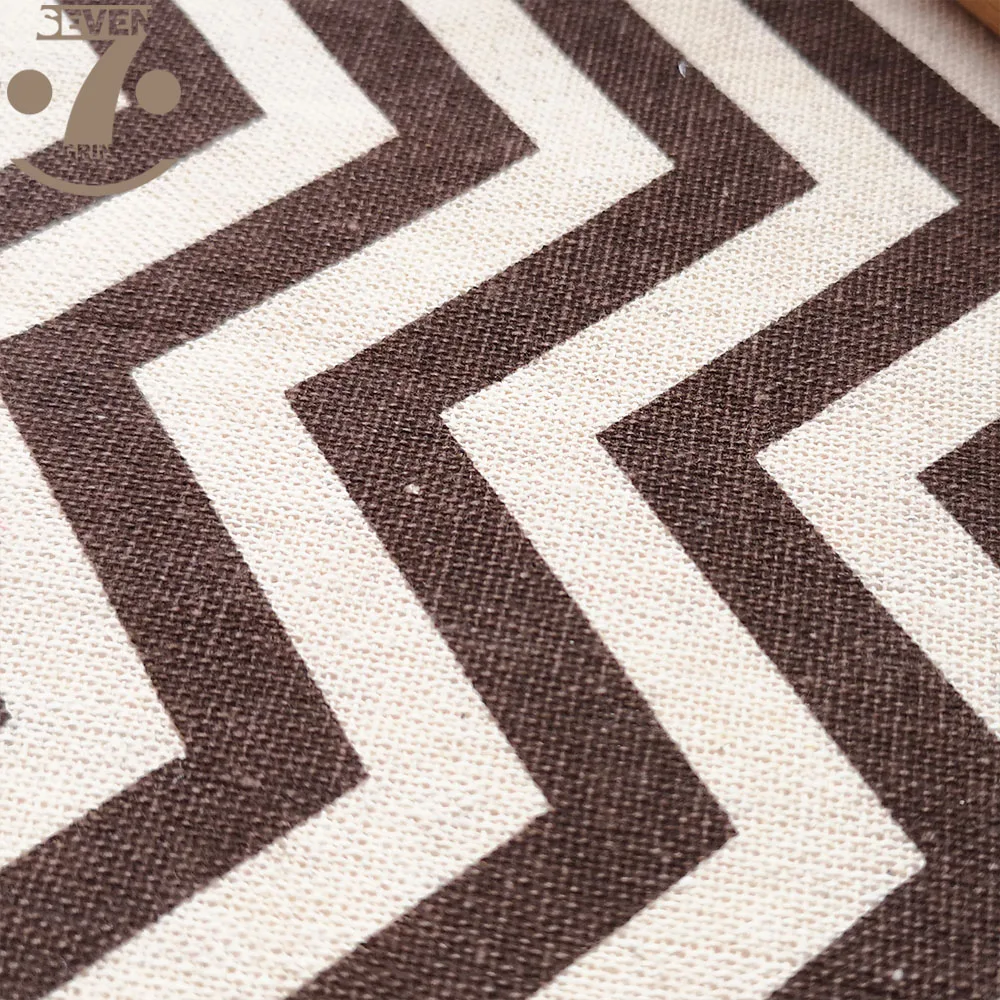 Home Decorative Japanese Style Geometric Coffee Table Runner 33x90cm Cotton Linen |