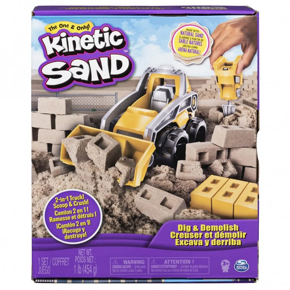 Набор для лепки Kinetic Sand Экскаватор 6044178|Пластилин| |