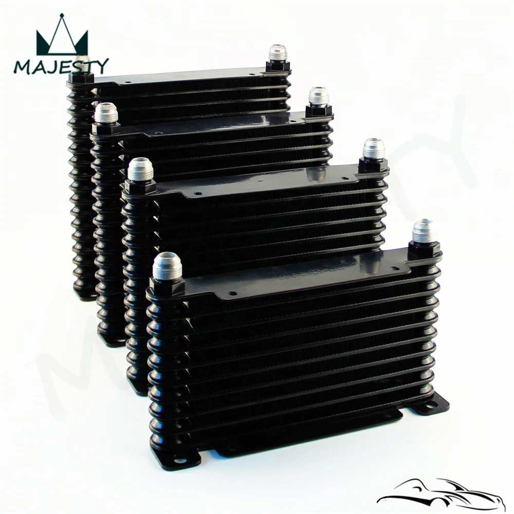 Универсальный Масляный радиатор двигателя 10AN 32 мм 15 рядов + 73 градуса термостата