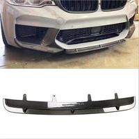 high quality mp style dry carbon fiber and carbon corners f90 m5 front bumper lip for bmw f90 m5