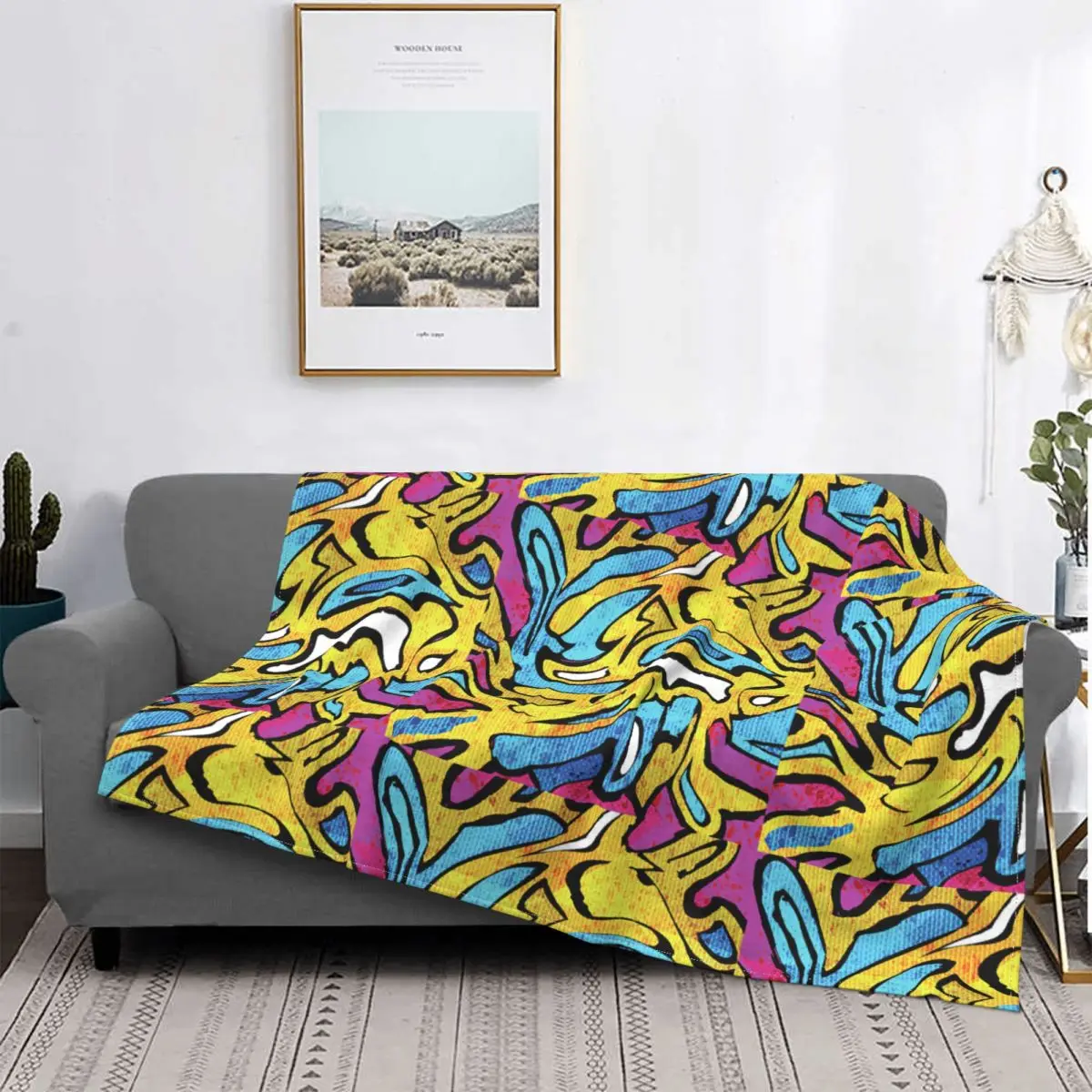 

Abstract Colorful Graffiti Seamless Pattern Carpet Hot Bed Blanket Bed Covers Luxury Blanket Blanket Flannel Blanket