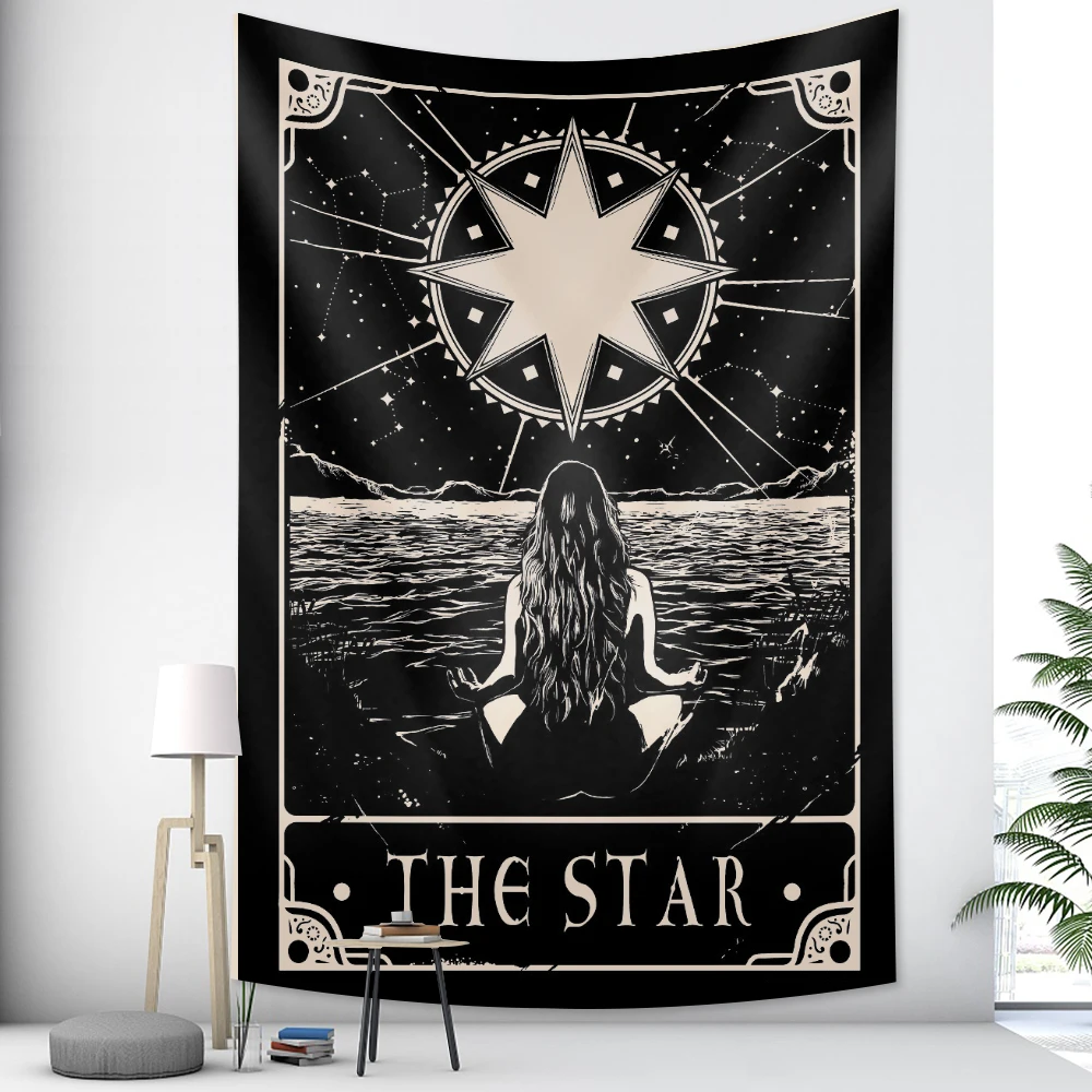 

Indian Mandala Tapestry Tarot Witchcraft Tapestry Bohemian Style Decoration Home Decoration Wall Decor Tapiz Pared Tapisserie