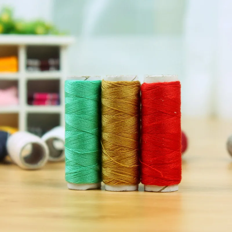 10 цвет швейная нить деним DIY ручной вязки нитки Доставка в течение одежды одеяло