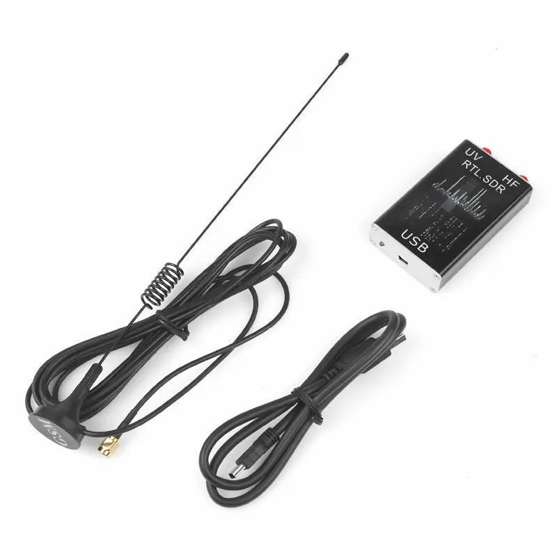 100 кГц-1,7 ГГц Полнодиапазонный УФ HF RTL-SDR Настройщик USB приемник/R820T+ 8232 радиоприемник