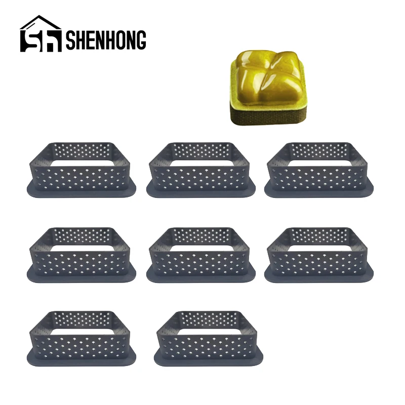 SHENHONG набор колец для торта пластиковая перфорированная форма яиц квадратная