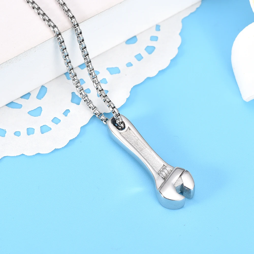 Ключ для кремации ювелирные изделия папы урна ожерелье из нержавеющей стали 316L