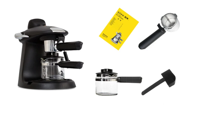 Итальянская кофемашина Эспрессо бытовая компактная полуавтоматическая Паровая