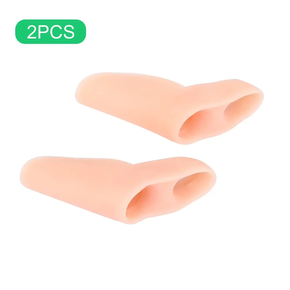 

1 Pair Silicone Small Toe Separator Eases Foot Pain Finger Toe Guard Cushion Correction Health Care Hot New