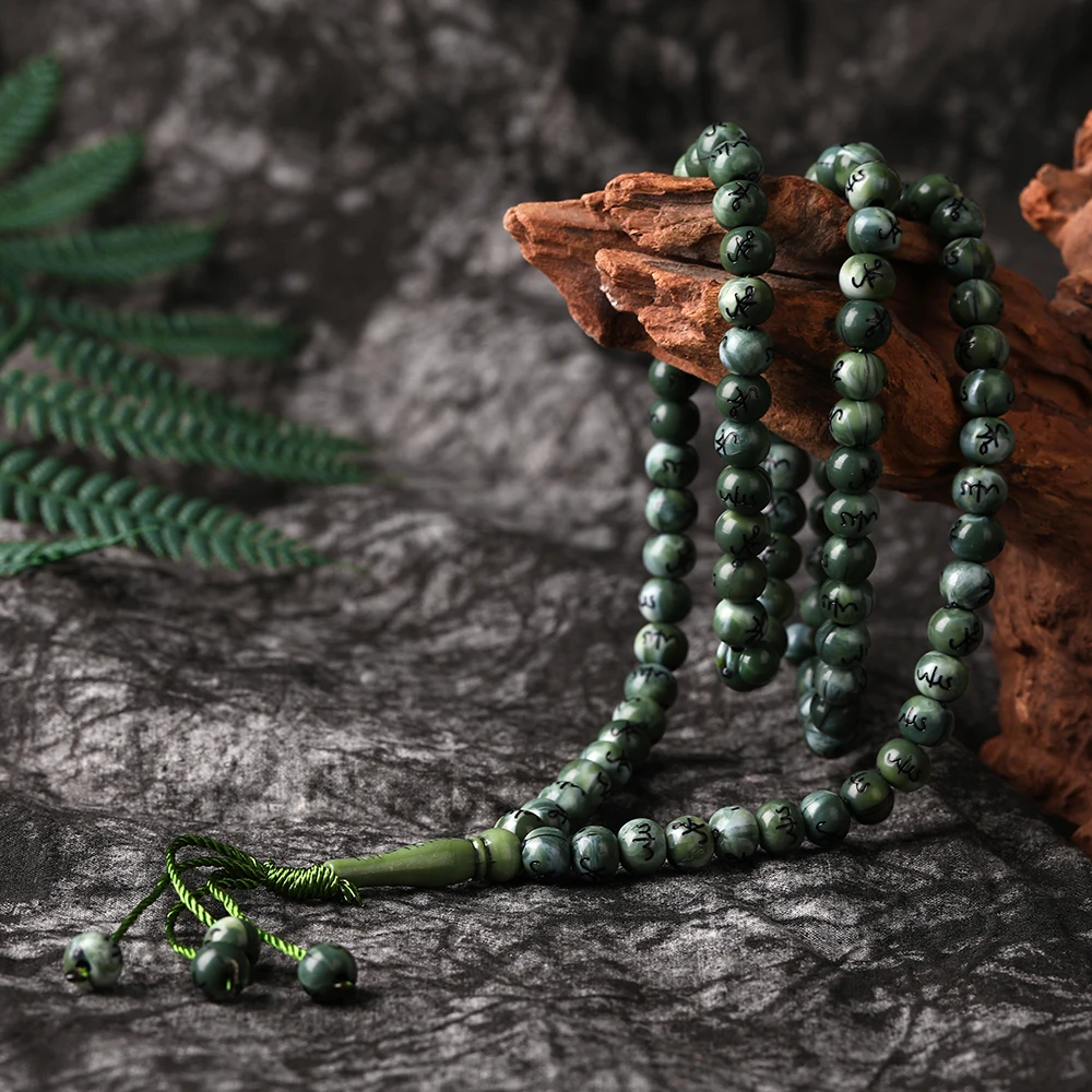 8 мм Ближнего Востока бусины Браслеты Tassel Pendant 99 четки исламский мусульманский