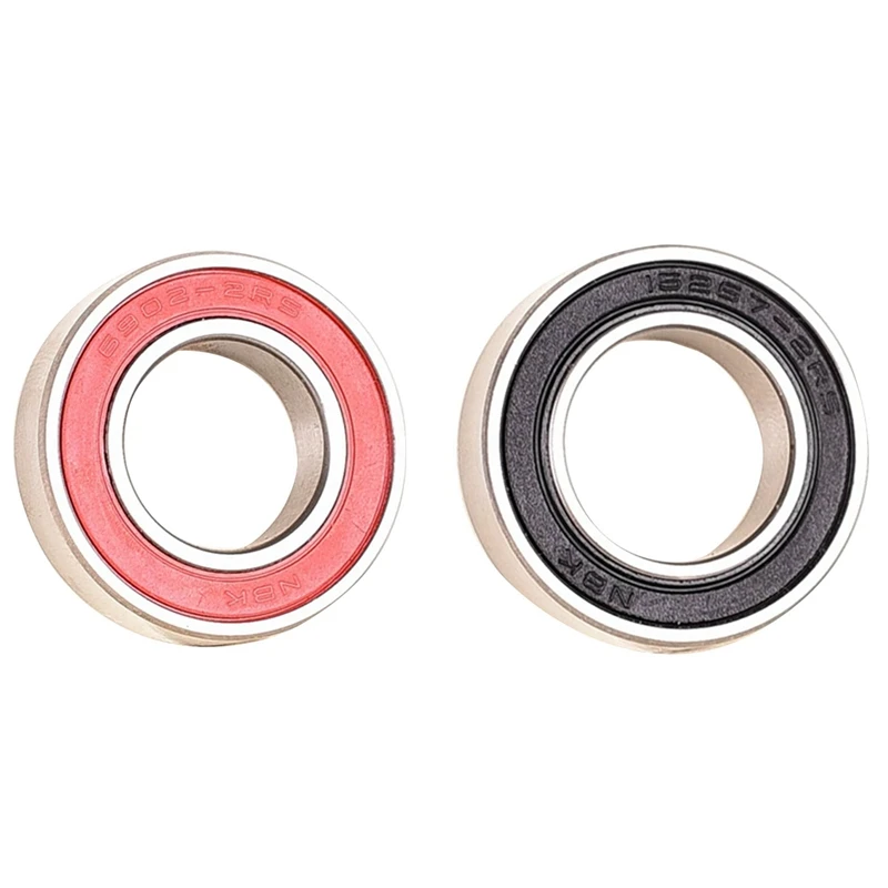 

2 Pcs Bicycle Hub Bearing Palin NBK For KOOZER XM490 XM460 BM440 Hub Fastace 15267-2RS & 6902-2RS