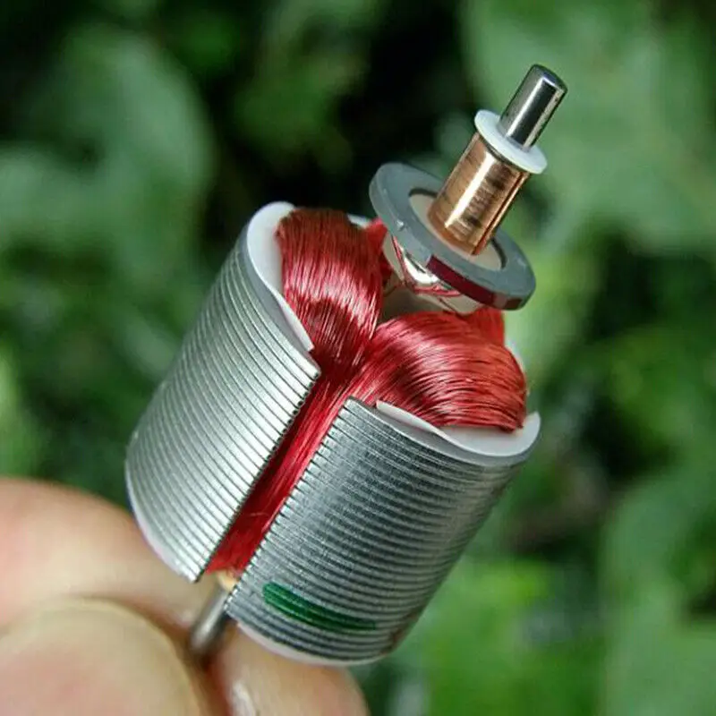 Мини Мотор 370 постоянного тока 18 в 24 микро маленький двигатель углеродная щетка с