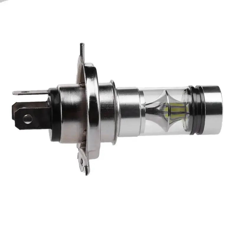 2 шт. H4 100W 2828 20SMD 8000K светодиодный Противотуманные фары Дневные Фары Лампы Высокой