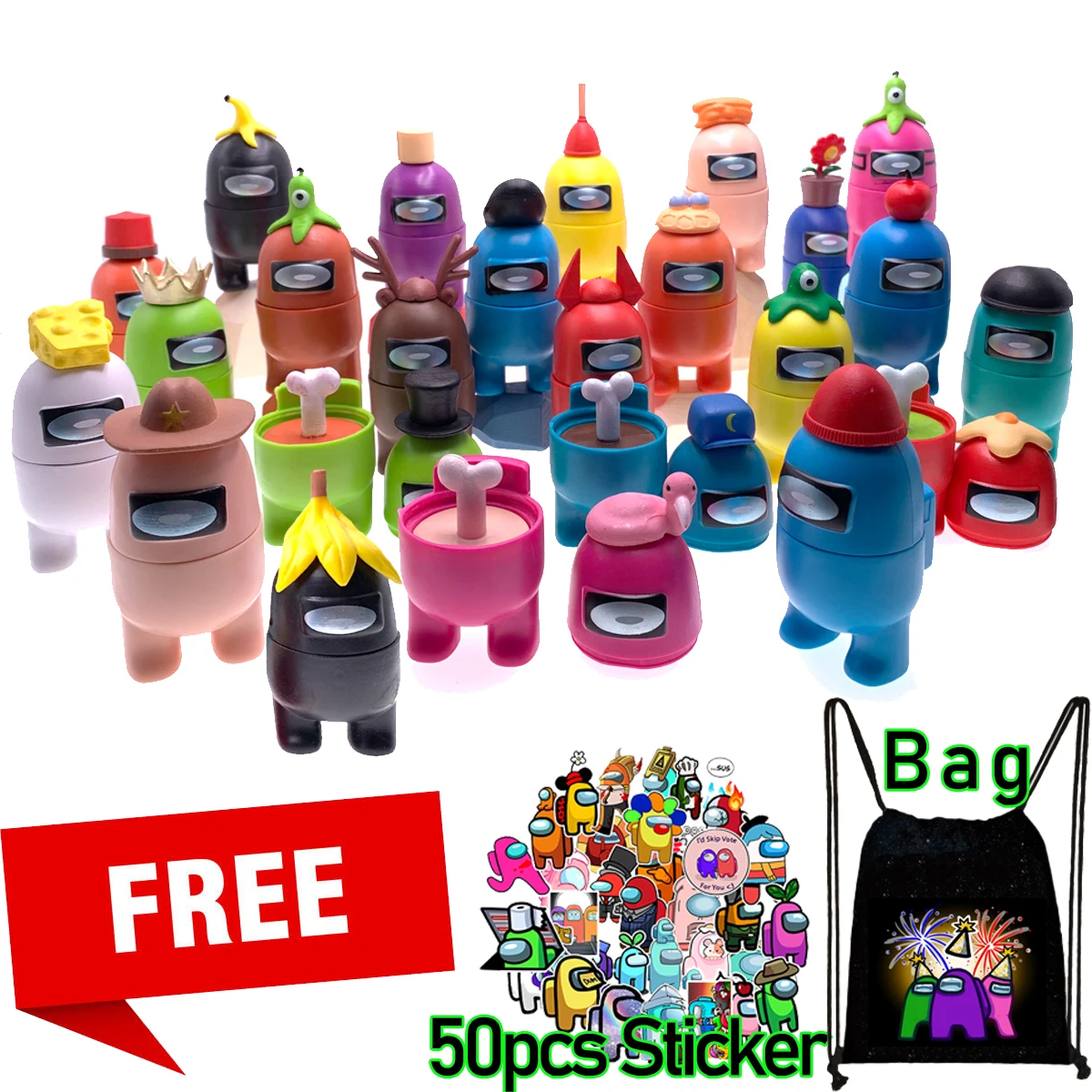 

Among in Us Figures Toy for Among Us PVC Crewmate Figures Model Toys Cake Decorations Gift Set Dropshipping AmongUs Toy