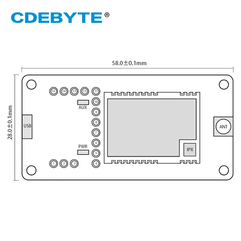 SX1278 LoRa USB Test Board For 433MHz 470MHz E32 E32-400T20S IoT Transceiver E32-400TBL-01