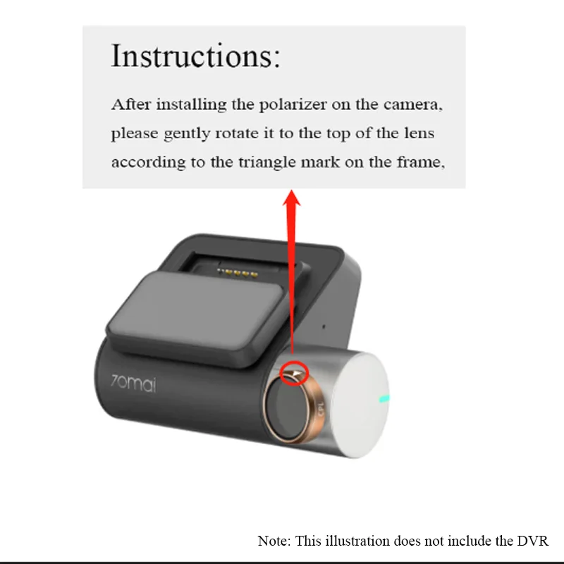 Для видеорегистратора 70mai Pro Plus специальный CPL фильтр камера для автомобильного