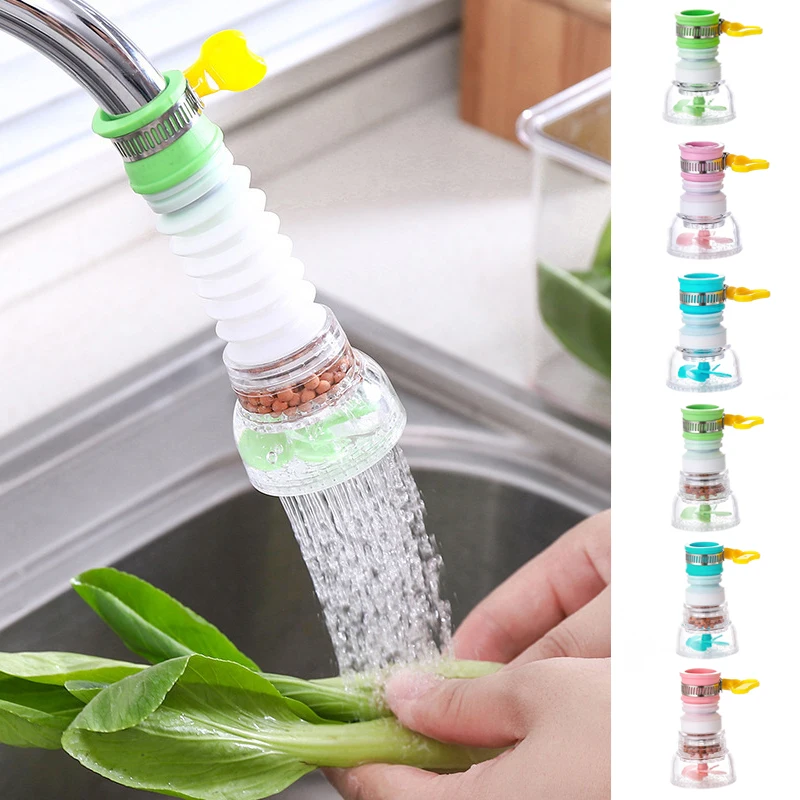 

Splash-proof Booster Shower Water Filter Tap Head 360°Rotating Faucet Nozzle Mini Tap Water Purifier Faucet Water Filter Kitchen