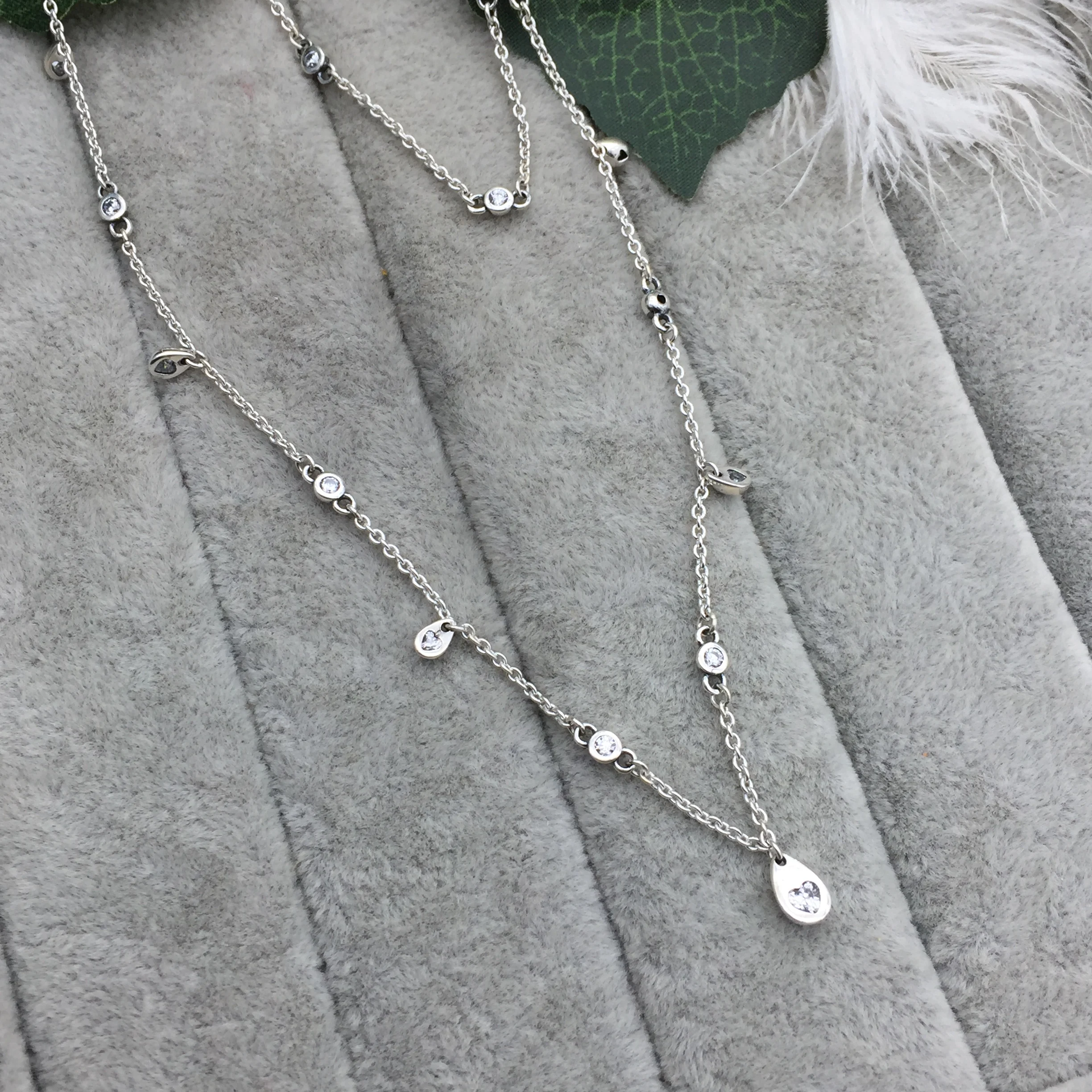 

2019 100% 925 Sterling Silver Classic Heart Swirls Choker Women Charm Fashion Personality Jewelry Free shipping Wholesale