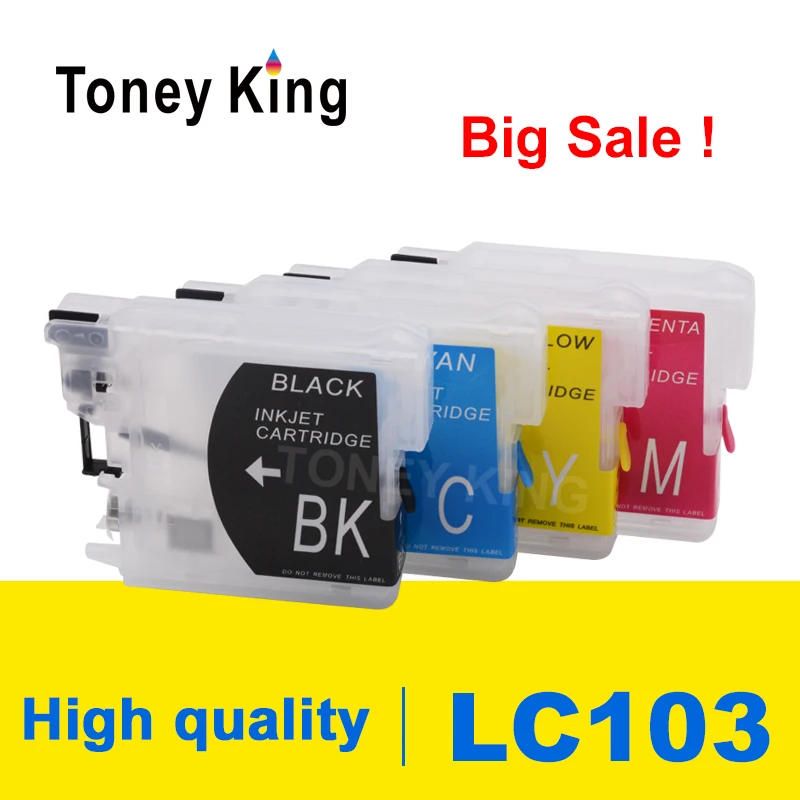 Чернильный картридж Toney King LC 103 XL для принтера Brother LC101 LC103 LC105 LC107 LC109 MFC J870DW J875DW J245