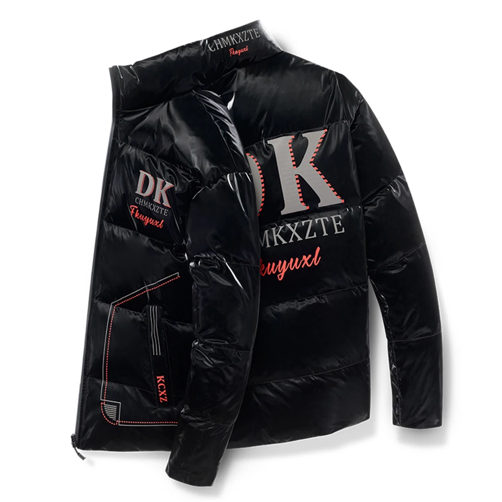 Autumn Winter Warm Waterproof Jacket Men 2021 New Hooded White Black Parkas Mens Fashion Casual Slim Jacket Coat Men