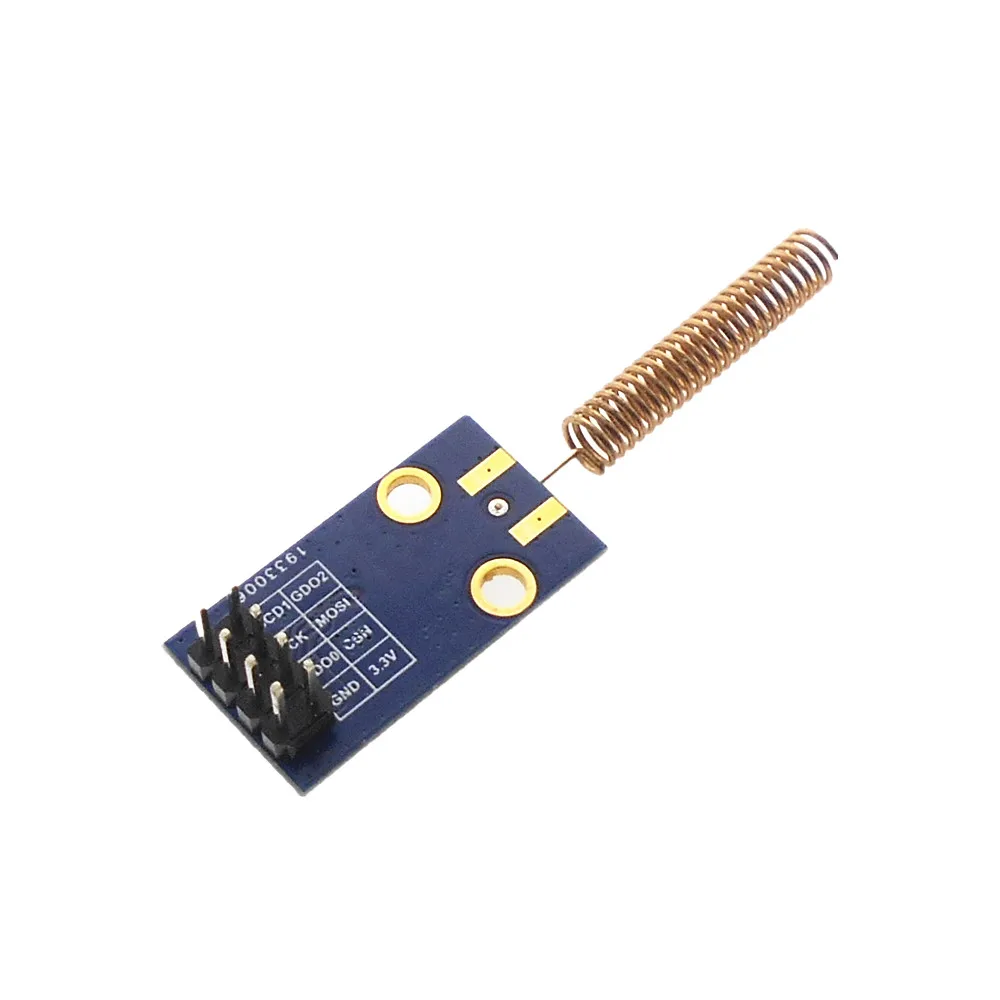 AS07-M1101D-TH CC1100 / CC1101 433 МГц беспроводной модуль передачи данных 10 мВт 0 7 км SPI |