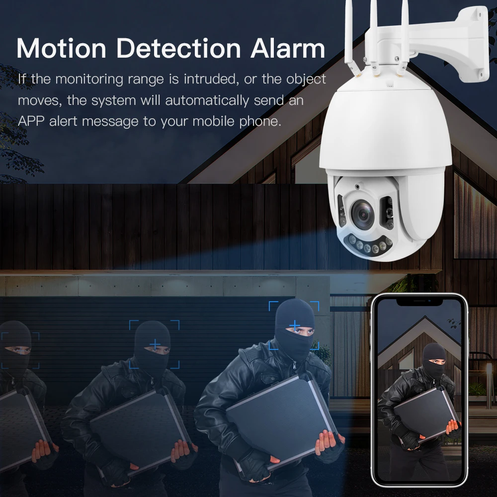 Беспроводная камера видеонаблюдения с поддержкой 4G SIM карты 1080P Wi Fi|Камеры