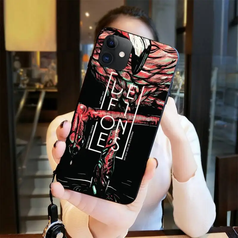 Модный черный чехол для мобильного телефона с постером музыкальной группы Deftones