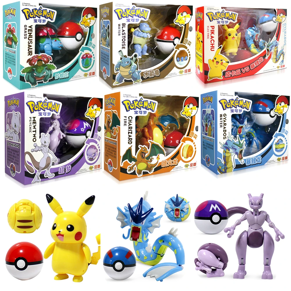 

Набор Покемон Takara Tomy, покемон Покемон, монстр, эльф, Пикачу, детские подарки