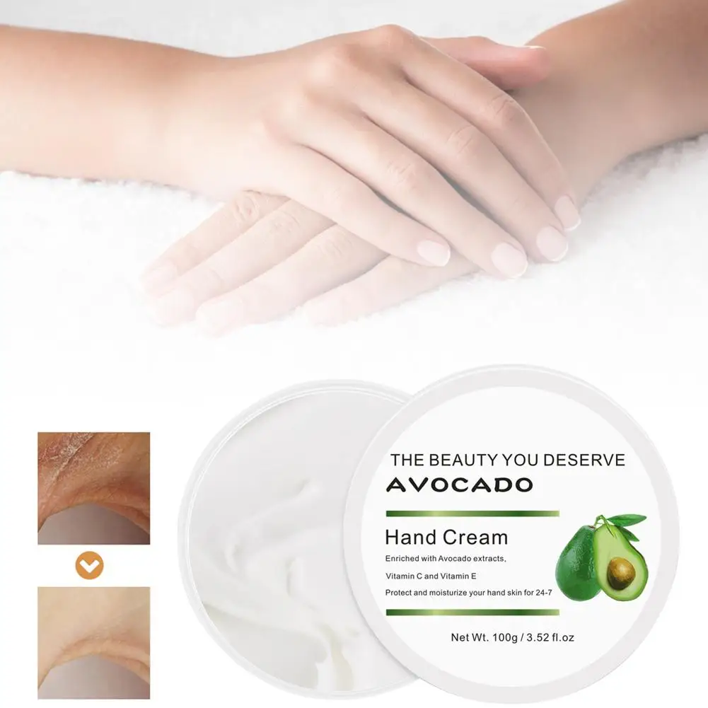 Крем для рук зеленый Растительный и фруктовый экстракт увлажняющий питательный